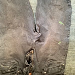 Mens paper and denim jeans